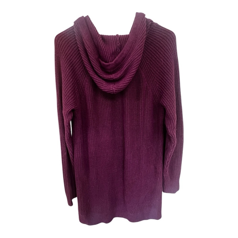 Torrid Burgundy Knit Hooded Sweater torrid size 0 - Picture 4 of 4